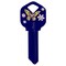 Hillman HILLMAN DIVA Butterfly House/Office Universal Key Blank KW1 Single 87041 - alternate 1